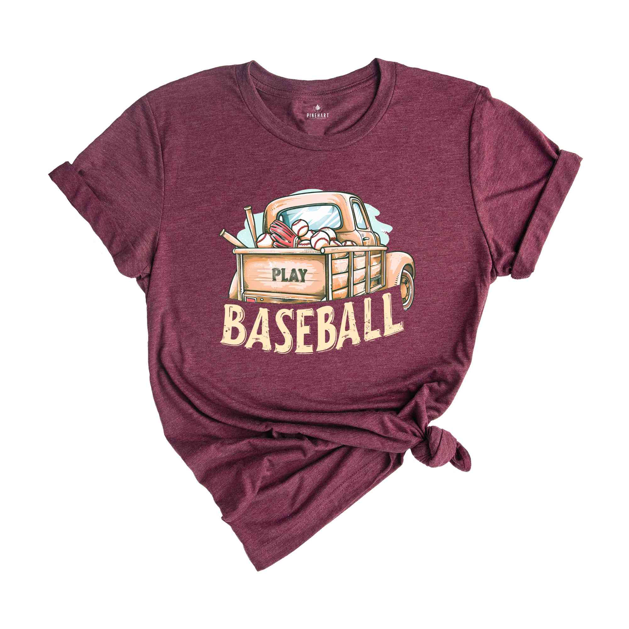 Play Baseball Shirt, Baseball Lover Shirt, Baseball Truck Shirt, Vintage Truck Shirt, Funny Baseball Shirt, Baseball Coach Shirt