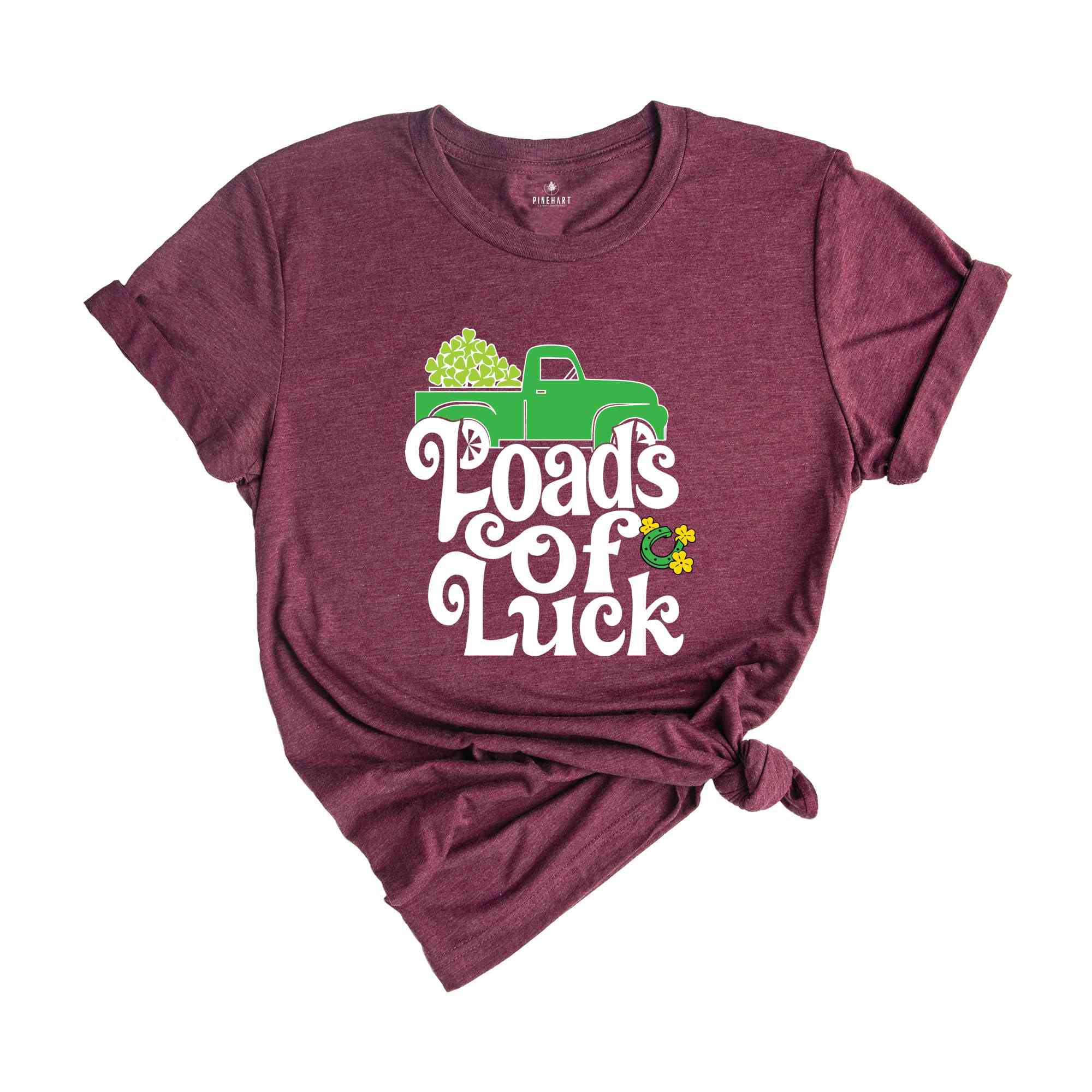 Loads Of Luck Saint Patrick Shirt, Four Leaf Clover Shirt, St. Patrick's Day Tee, St Patrick's Day Shamrock Shirt, Loads of Luck Truck Tee