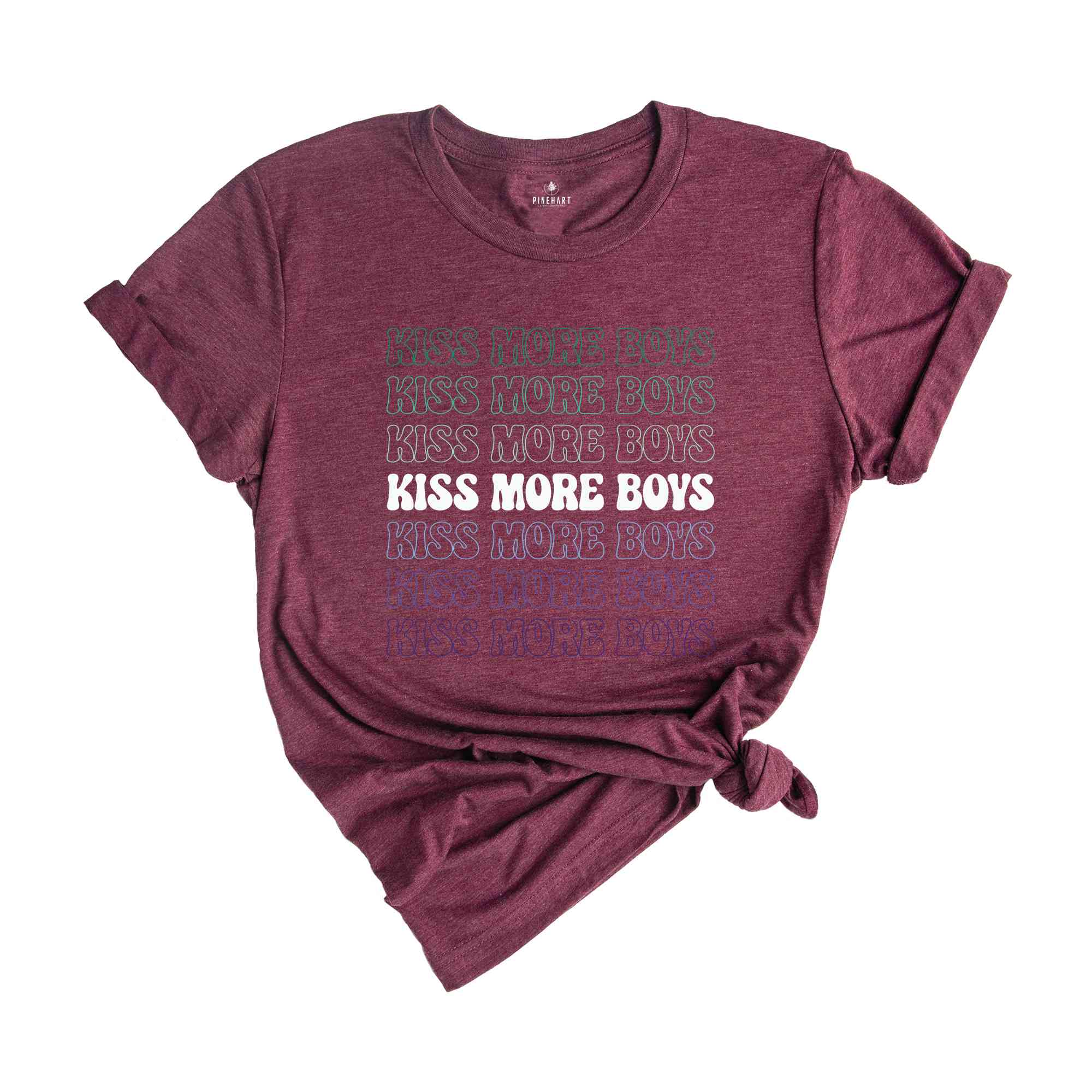 Kiss More Boys LGBT Shirt, LGBTQ Pride Tee, Love Is Love Shirt, Social Justice Shirt, Rainbow Pride Shirt, Pride Ally Tee, Gay Pride Shirt