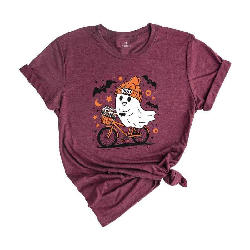 Cute Halloween Ghost T-Shirt, Halloween Shirt, Fall Shirt, Halloween Party Shirt, Spooky Season Tee, Halloween Gifts