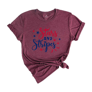 Stars and Stripes Shirt, July 4th Shirt, 4th of July Shirt, Independence Day Shirt, America Shirt, USA Shirt