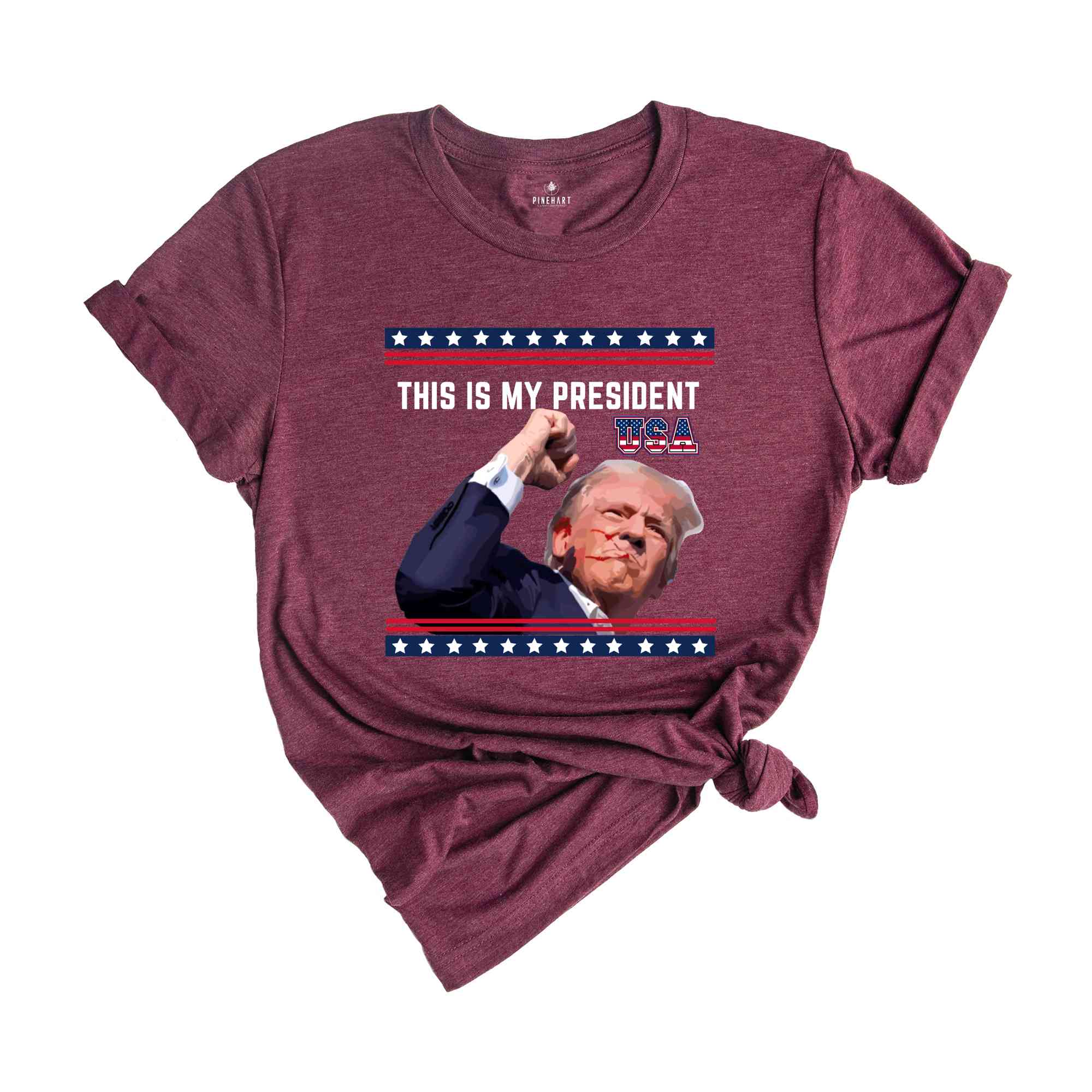 Trump Is My President Shirt, Trump 2024 Shirt, Patriot Shirt, Donald Trump Shirt, President Trump 2024 Tee