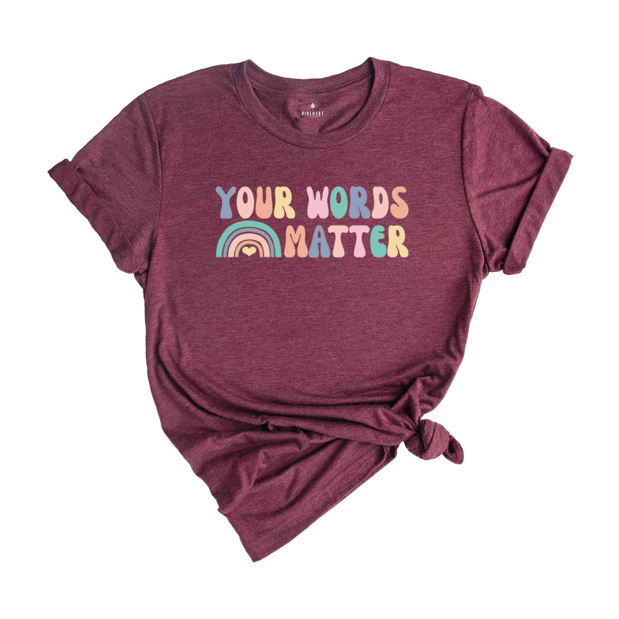 Your Words Matter Shirt, Retro Speech Therapy, Speech Therapist Shirt, SLP Shirt, Speech Pathologist, Therapist Shirt