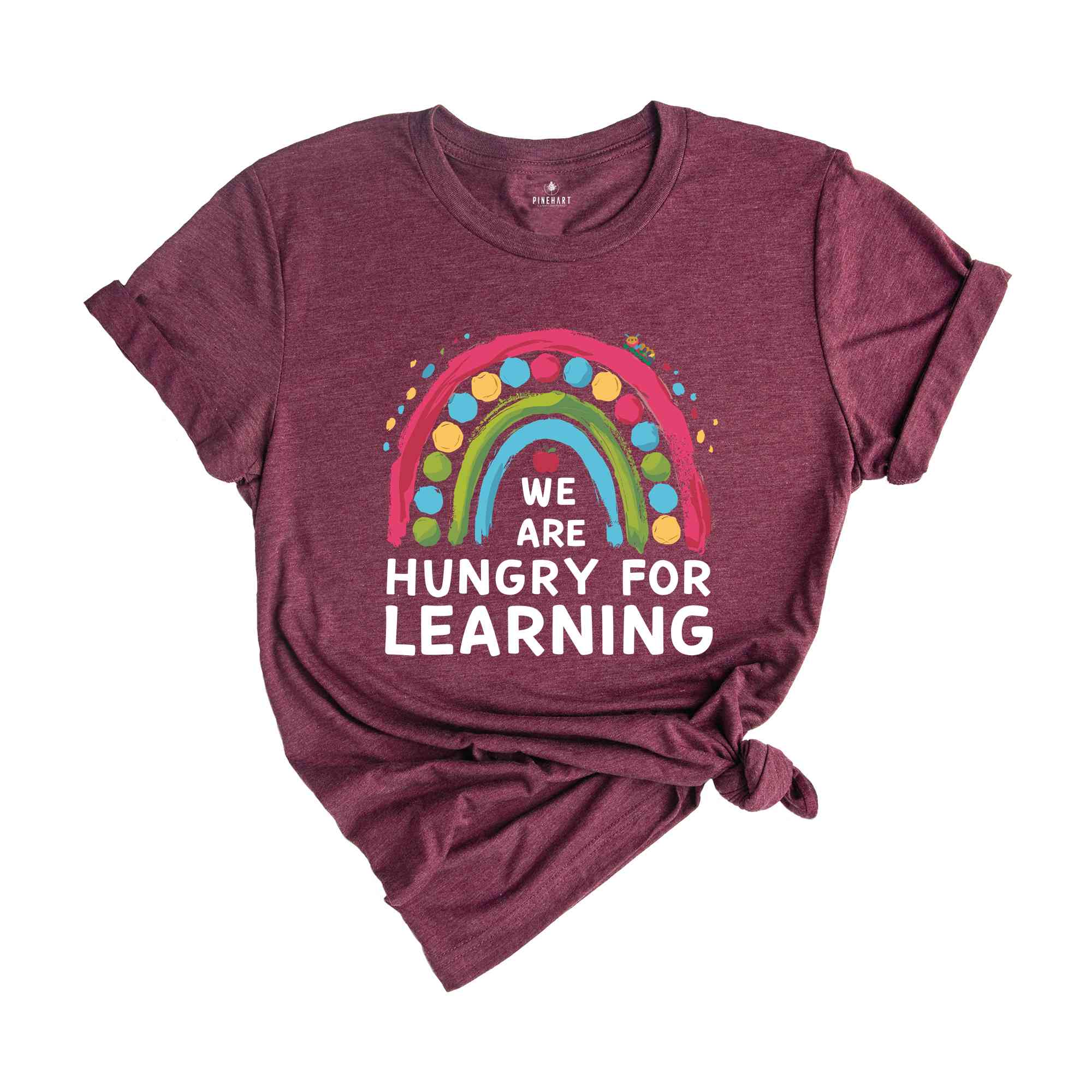 We Are Hungry For Learning Shirt, Back To School Gift, 1st Day Of School, Funny Teacher Shirt, Teacher Gifts, Teacher Shirt