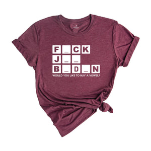 Fuck Joe Biden Shirt, Republican Shirt, Conservative Shirt, Patriotic Shirt, Funny Biden Shirt, Political Shirt