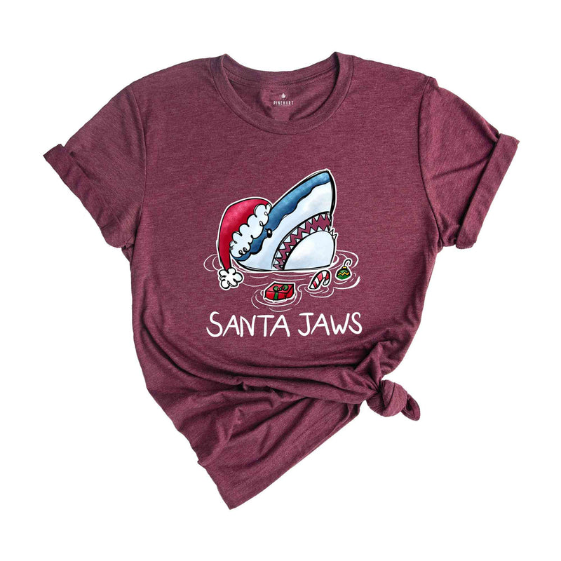 Santa Jaws Shirt, Christmas Shirts, Santa Claus Shirts, Christmas Gifts, Christmas Family Shirt, Christmas Vibe Tee