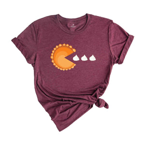 Pumpkin Pie Shirt, Pac Man Shirt, Pumpkin Season Shirt, Fall Shirt, Holiday Shirt, Halloween Shirt, Autumn Shirt, Thanksgiving Shirt