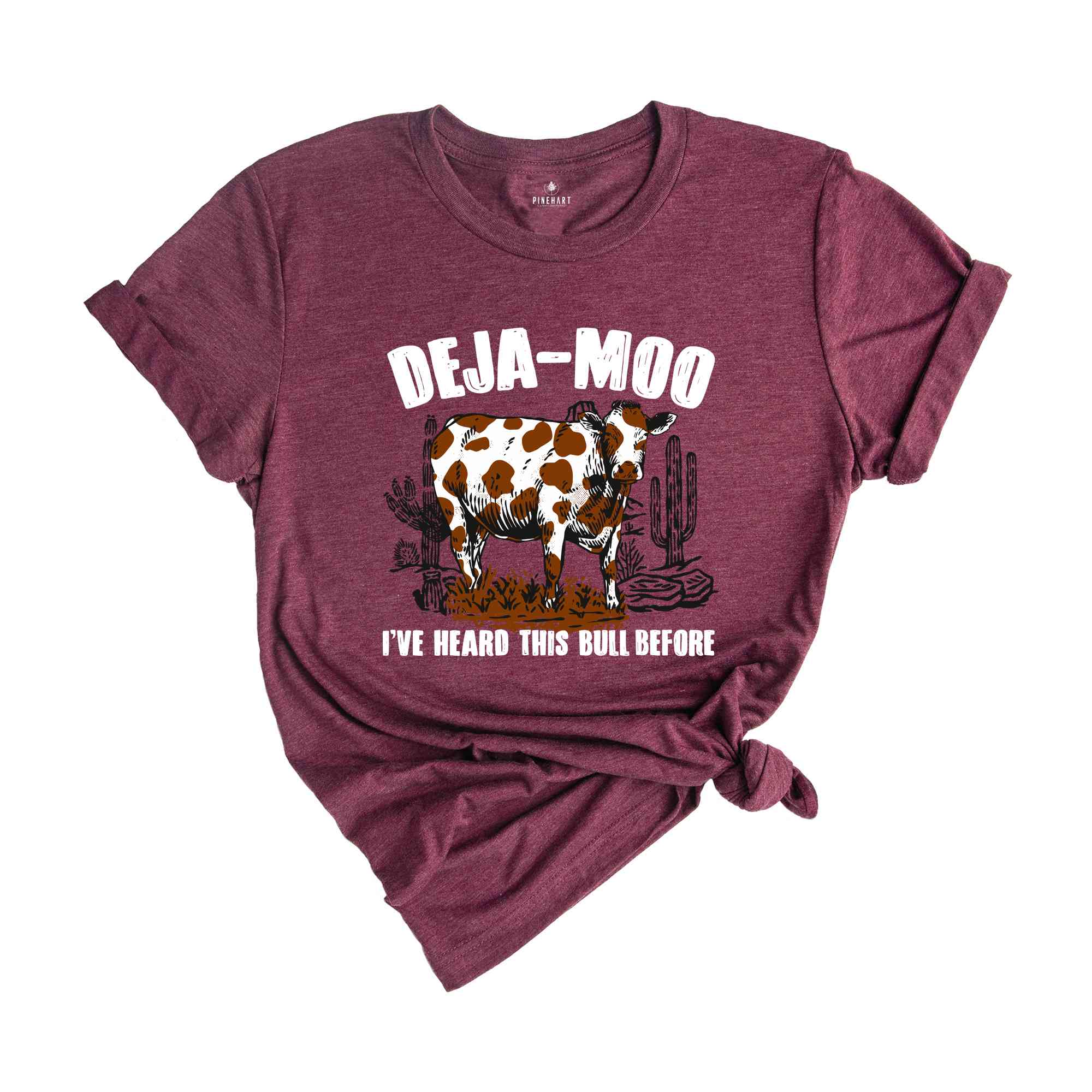 Deja Moo I Ve Heard This Bull Before Shirt, Western Cow T-Shirt, Western Shirt, Retro Bull Shirt, Cow Shirt, Funny Bull Shirt