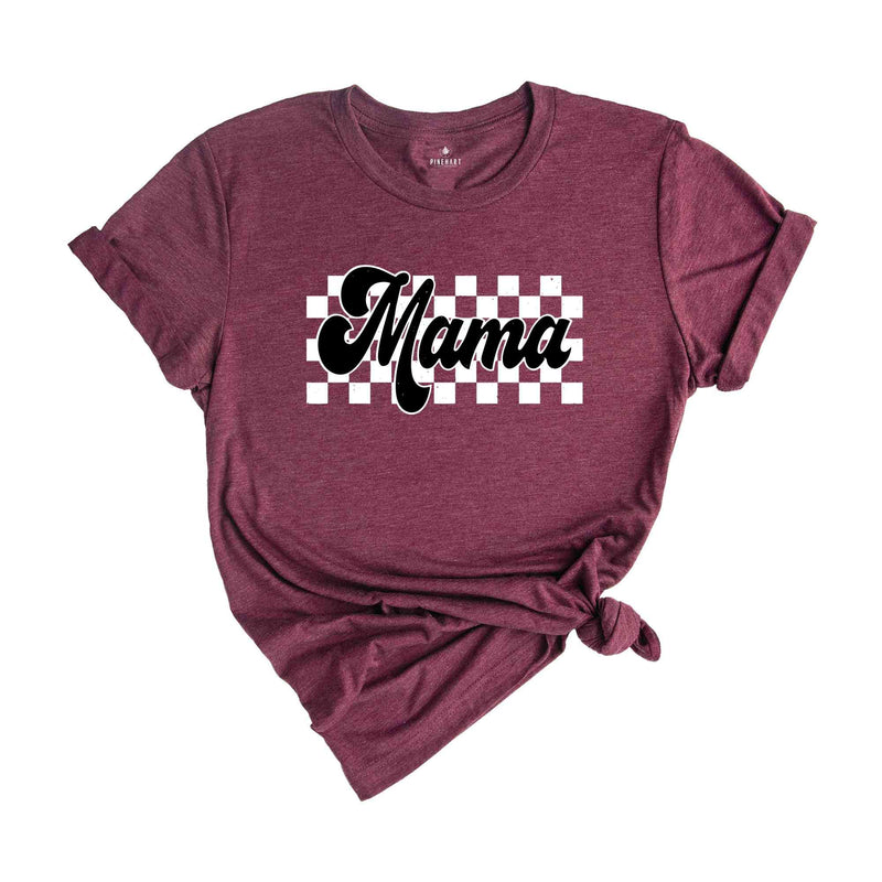 Checkered Mama Shirt, Mama Shirt, Cute Mom Shirt, Mother’s Day Shirt, New Mom Shirt, Best Mom Shirt, Mom Shirt