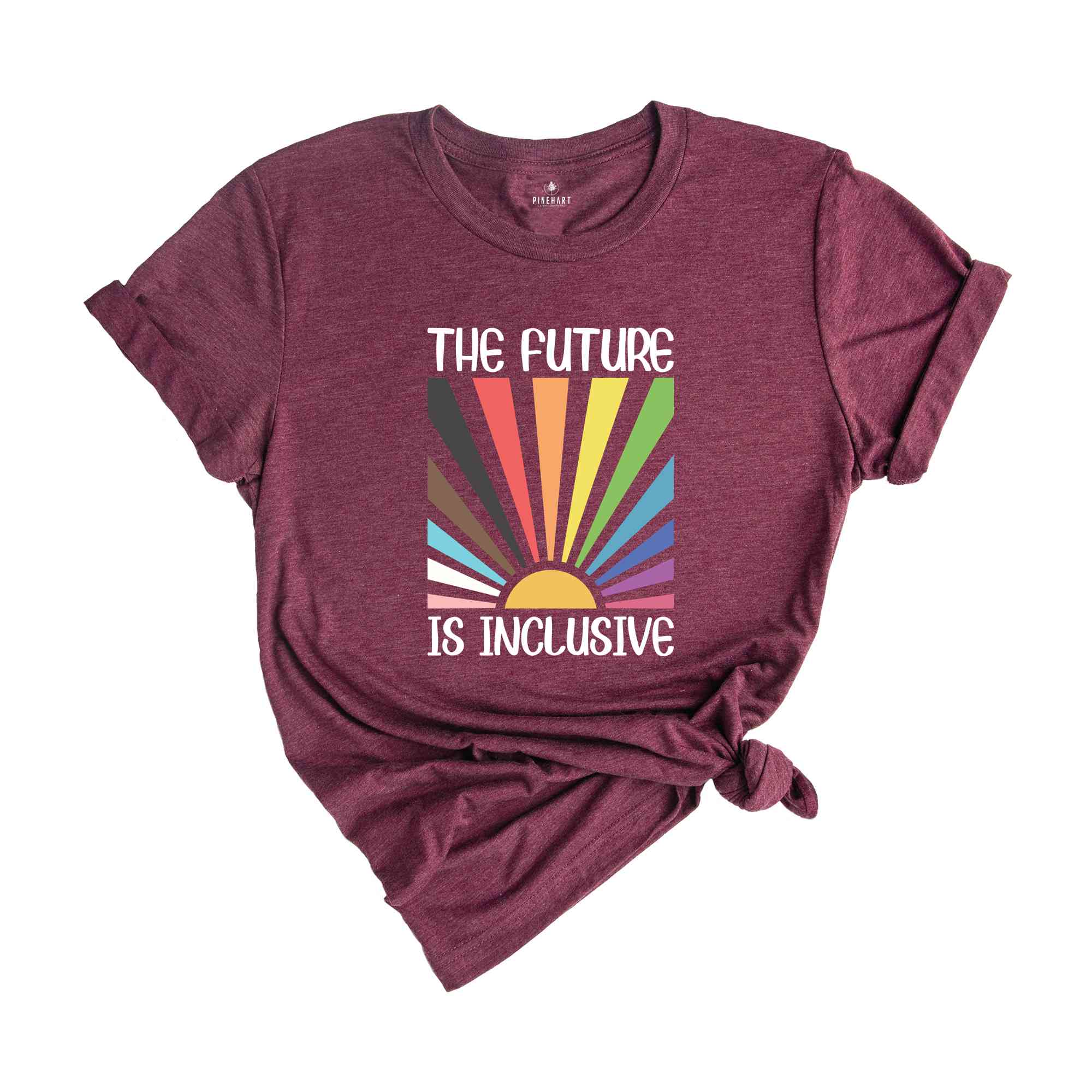 The Future Is Inclusive Shirt, Rainbow Pride Shirt, Human Rights Shirt, LGBTQ Shirt, Progress Pride Shirt, Social Justice Shirt, Gay Pride