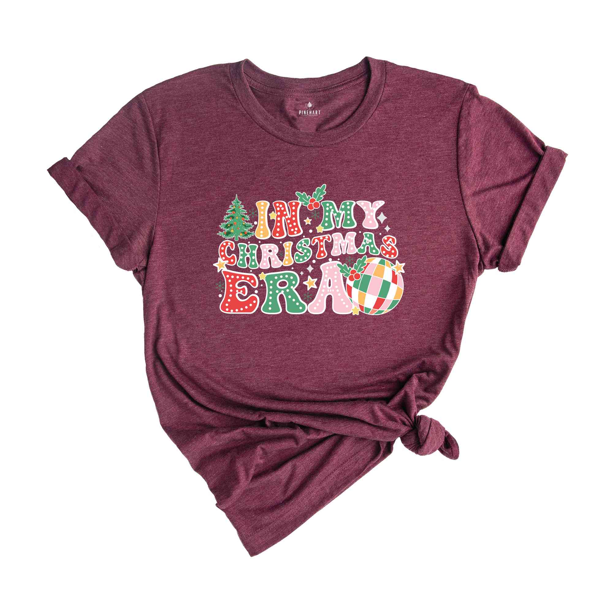 In My Christmas Era Shirt, Retro Christmas Shirt, Christmas Shirt, Happy Christmas Shirt, Vintage Christmas Shirt, Christmas Tree Shirt