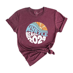 Myrtle Beach Shirt, Family Vacation 2024 Tee, Vacay Mode T-Shirt, Matching Beach Trip Gift Shirt, Summer Vibes T-Shirt