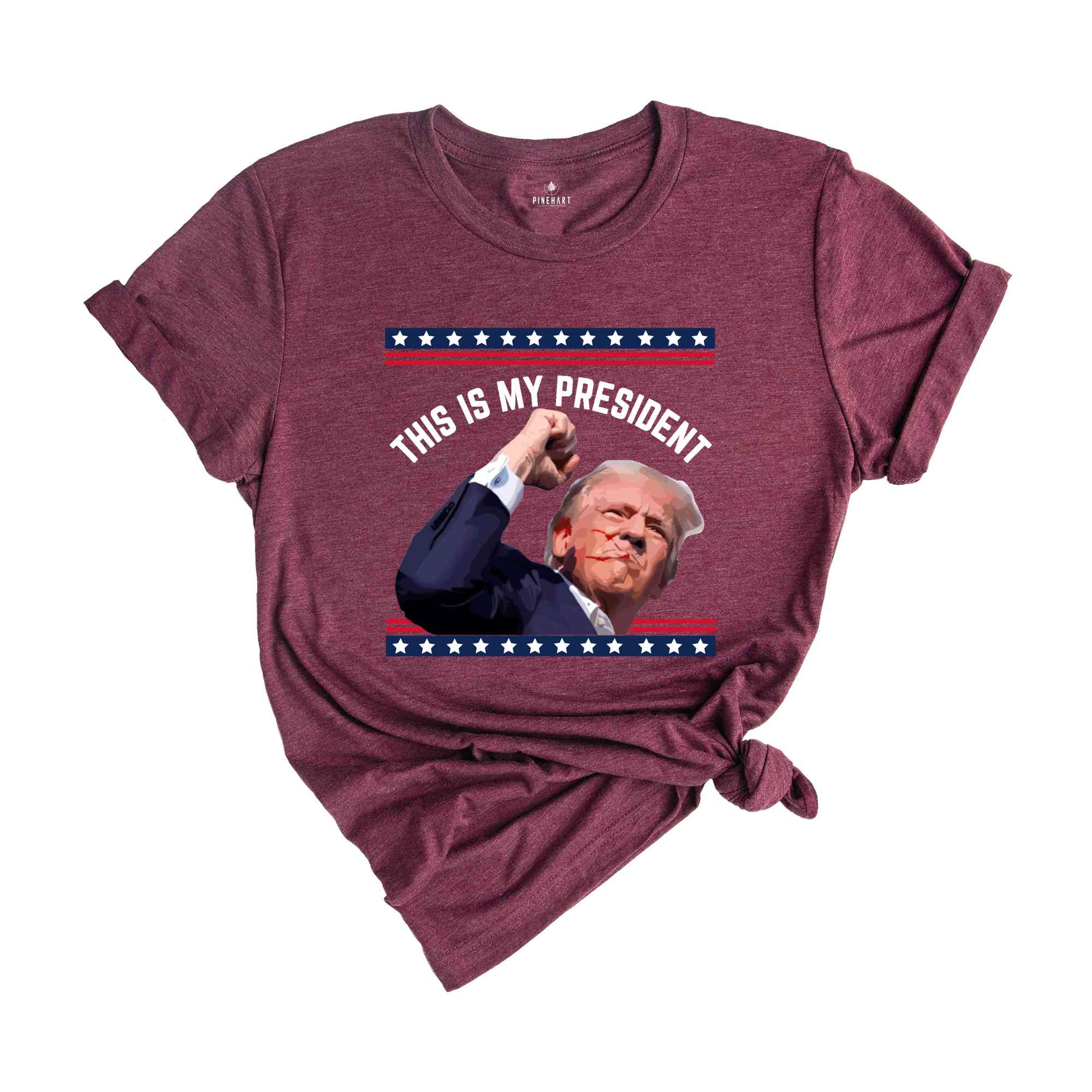 Trump Is My President Shirt, Trump 2024 Shirt, Patriot Shirt, Donald Trump Shirt, President Trump 2024 Tee