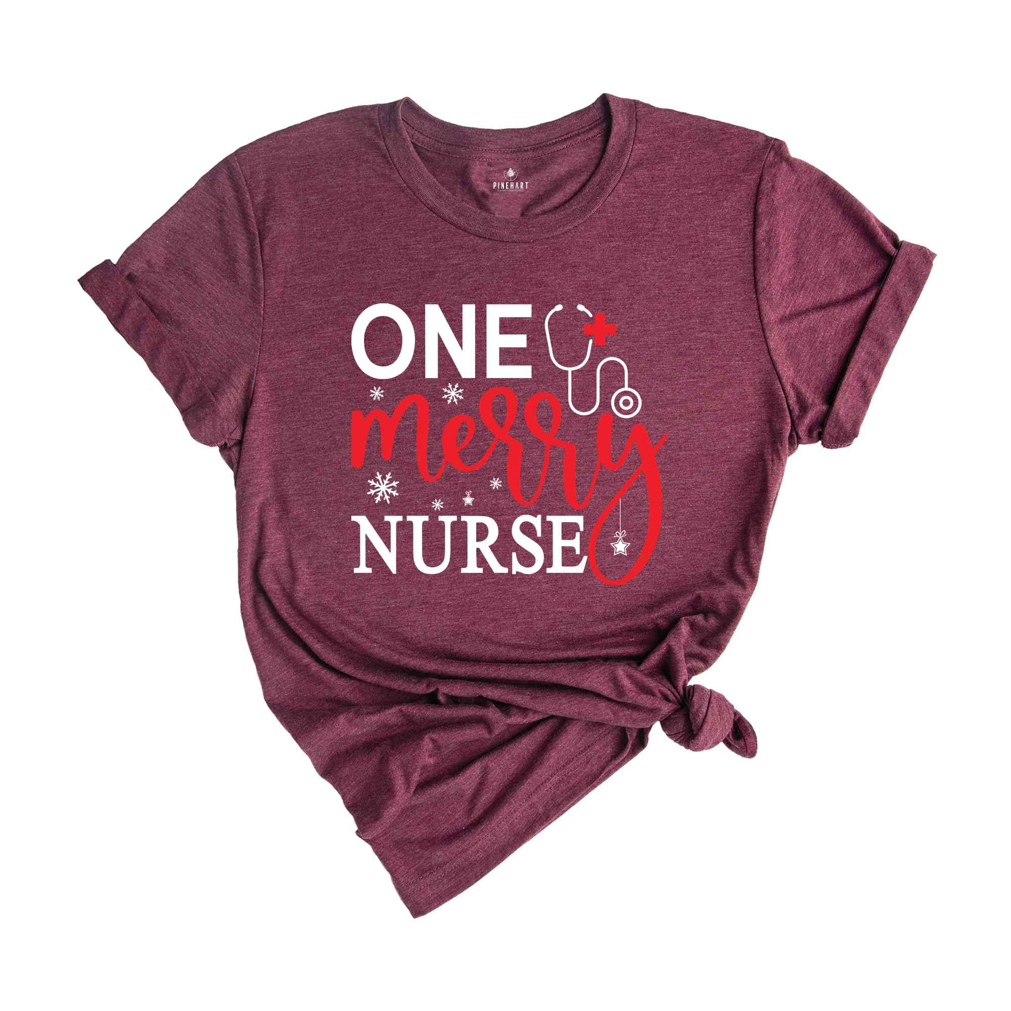 One Merry Nurse Shirt, Xmas Shirt, Christmas Gift, Holiday Shirt, 2021 Christmas, Christmas Nurse, Nurse Gift, Xmas Nursing Shirt