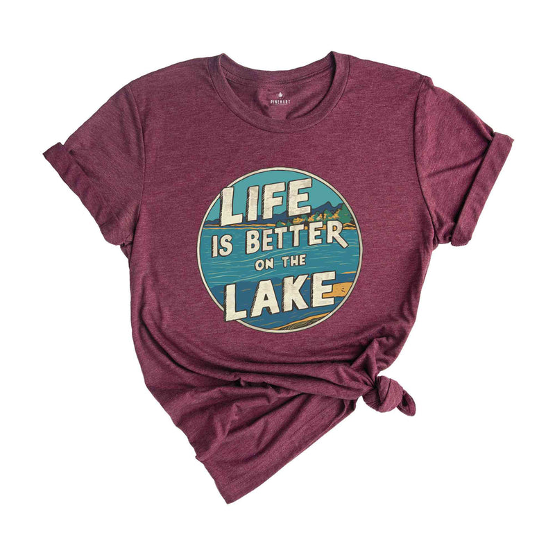 Life Is Better On the Lake Shirt, Lake Life Shirt, Summer Lake Shirt, Lake Vacation Shirt, Lake Shirt, Retro Lake Shirt, Family Vacation