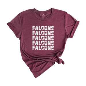 Team Mascot Shirt, Falcons Mascot Shirt, Falcons Fan Shirt, Falcons School Shirt, School Spirit Shirt, Falcons Team Shirt, Football Tee