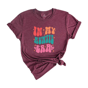 In My Cool Auntie Era Shirt, Cool Auntie Era Shirt, Auntie Sshirt, Gift for Auntie, Cool Auntie T-Shirt, Auntie Reveal Shirt