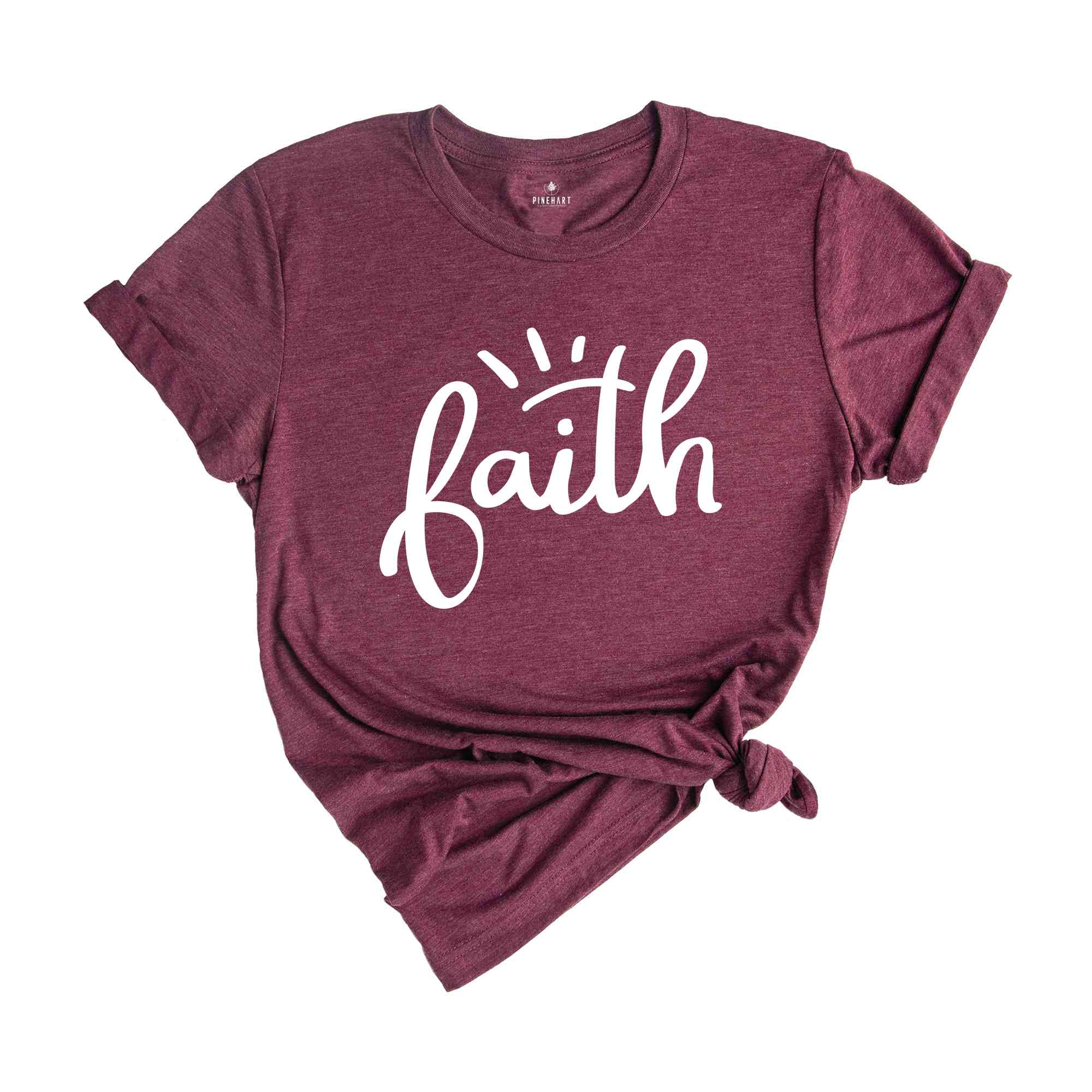 Faith T-Shirt, Faith Religious Shirt, Christian Gift, Faith Gift, Christian Shirts, Inspirational Christian Tee