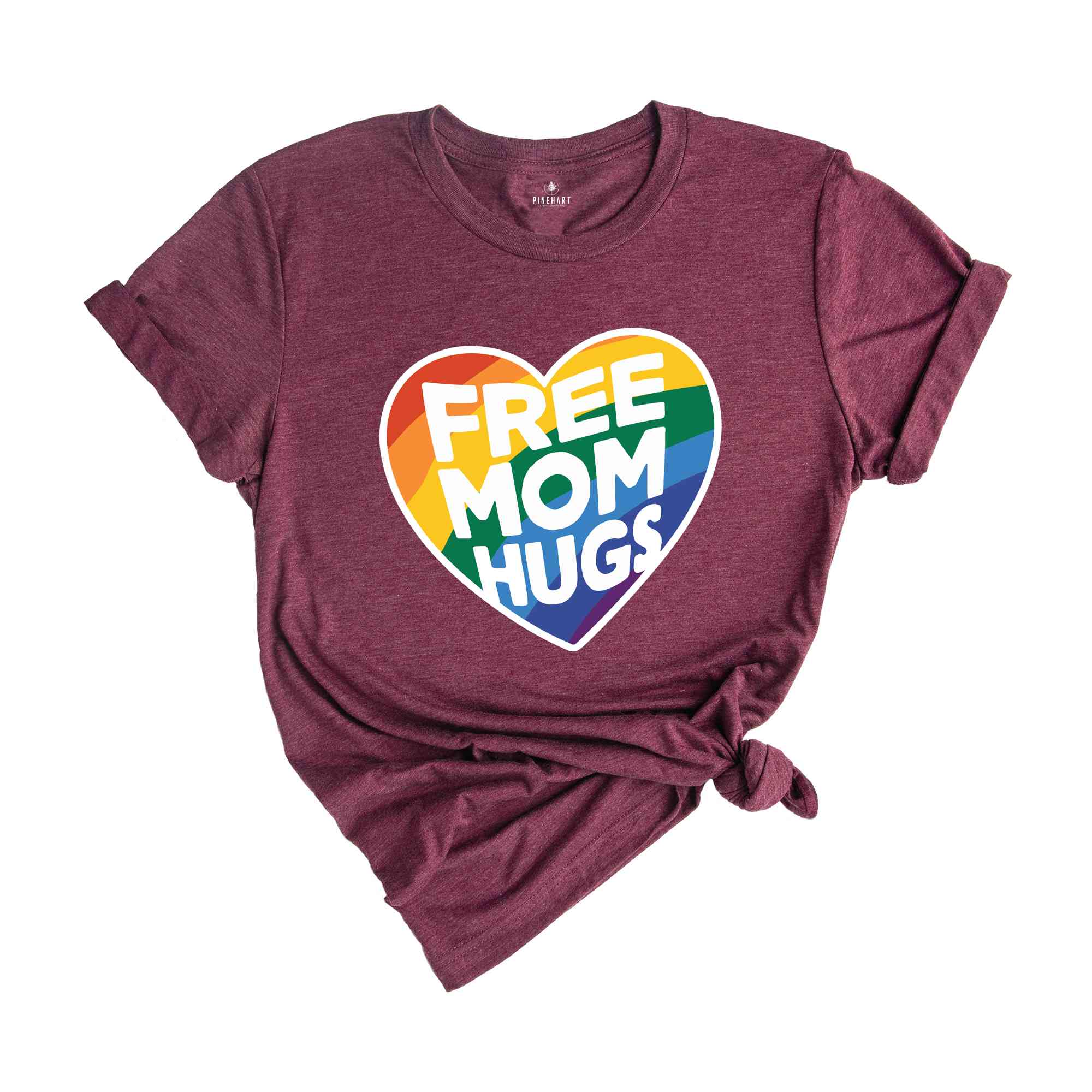 Free Mom Hugs Shirt, Love Is Love, Pride Heart Shirt, Equality Shirt, Queer Shirt, Funny Gay Pride Tank, LGBT Pride Gift