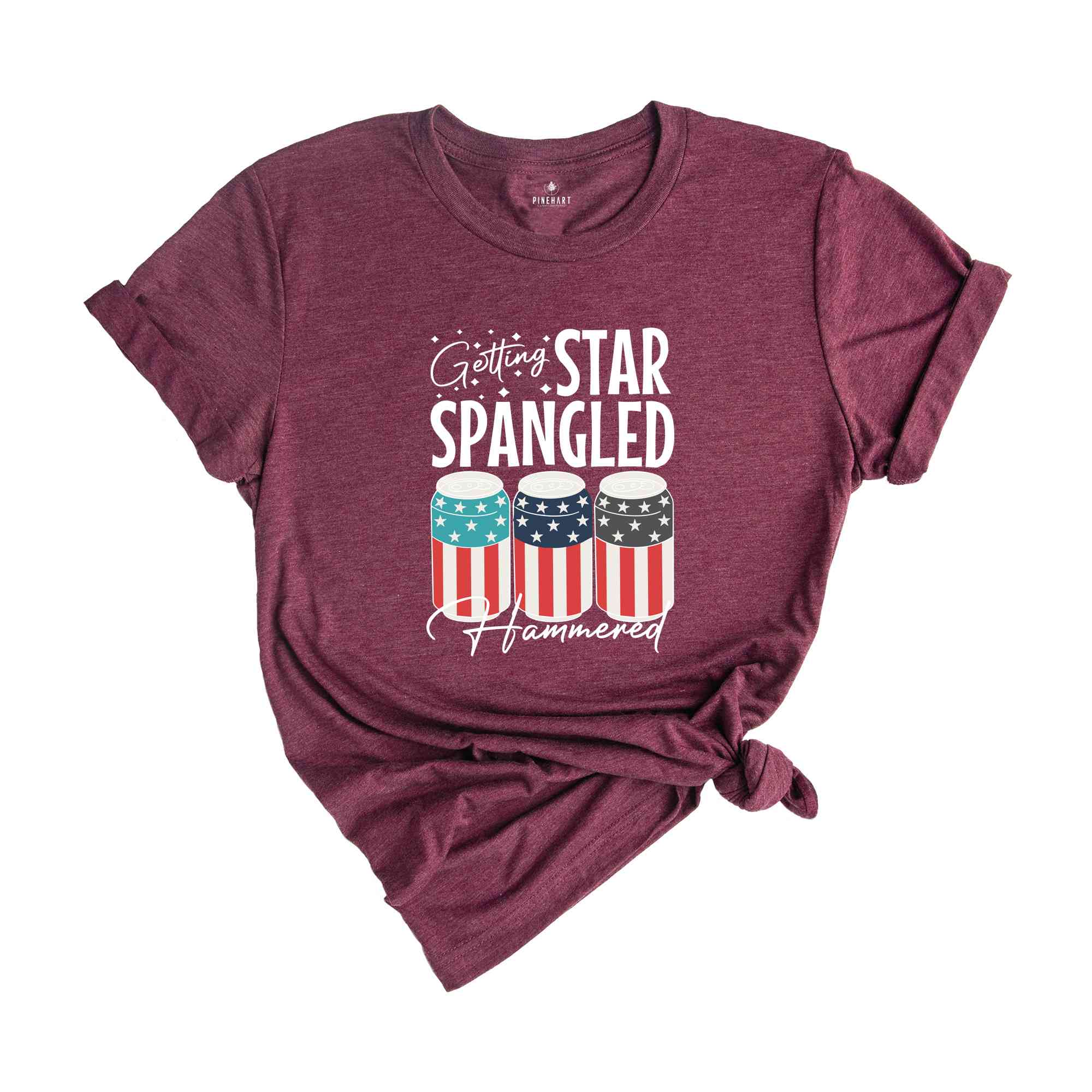 Getting Star Spangled Hammered T-Shirt, Independence Day Shirt, 4th Of July Shirt, Funny July 4th Shirt