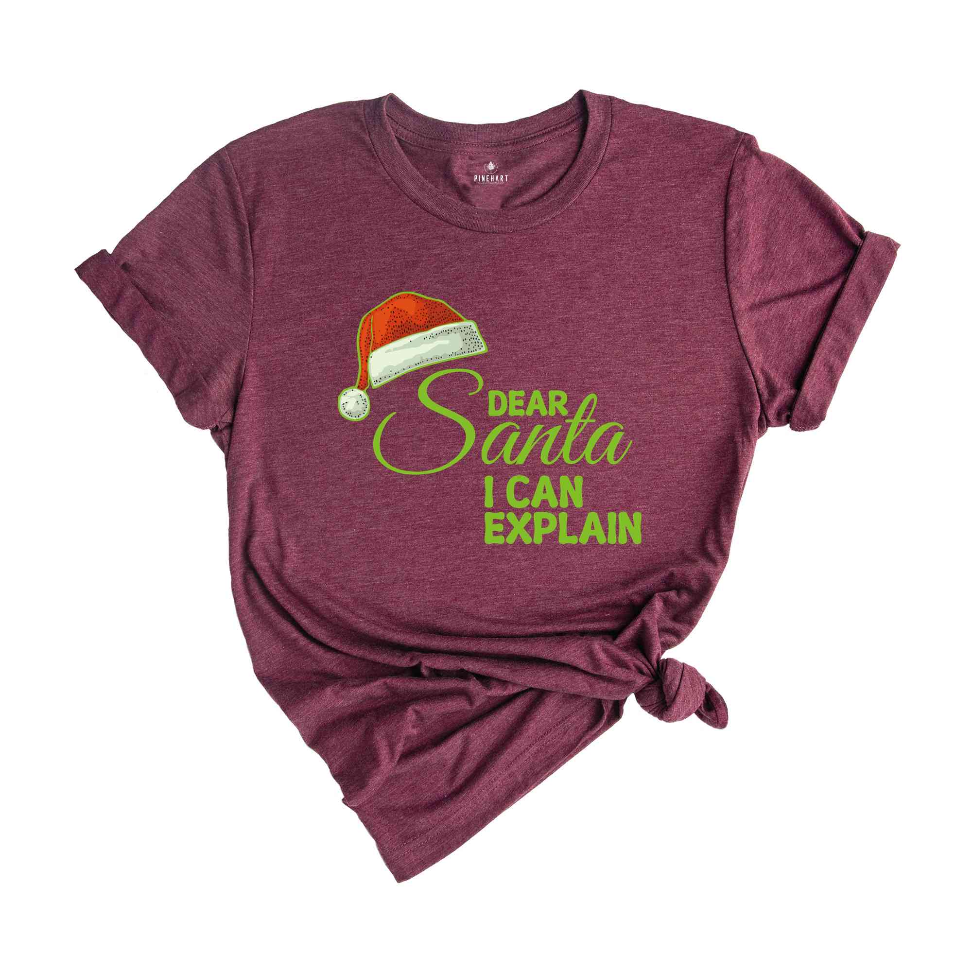 Dear Santa I Can Explain Shirt, Funny Christmas T-shirt, New Year's Santa Shirt.