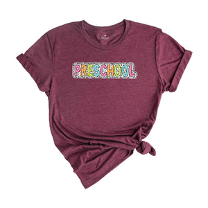 Preschool Shirt, Preschool Teacher Shirt, Back to School Shirt, School Shirt, First Day Of School, Preschool Outfit, Rainbow Preschool Shirt