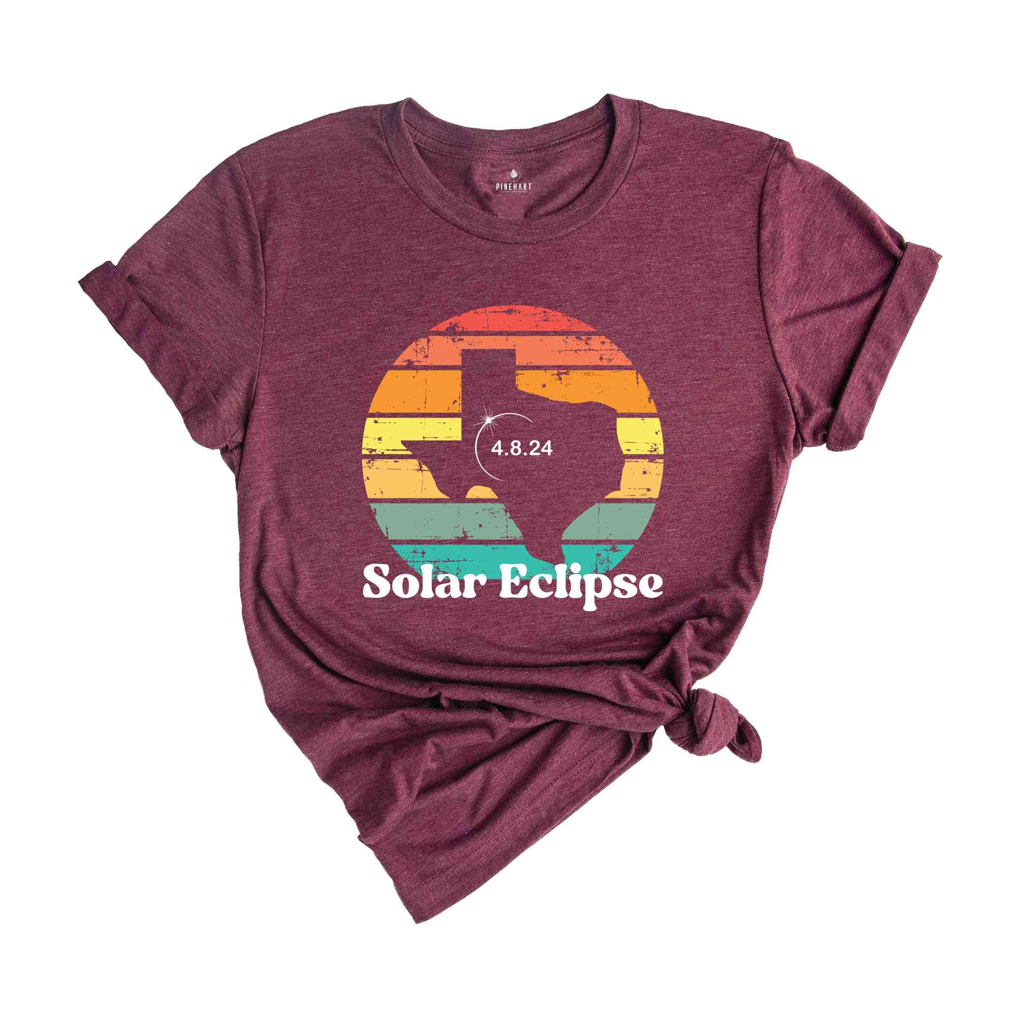 Texas Solar Eclipse T-Shirt, April 8 2024 Solar Eclipse, Total Solar Eclipse Apparel, Solar Eclipse Shirt