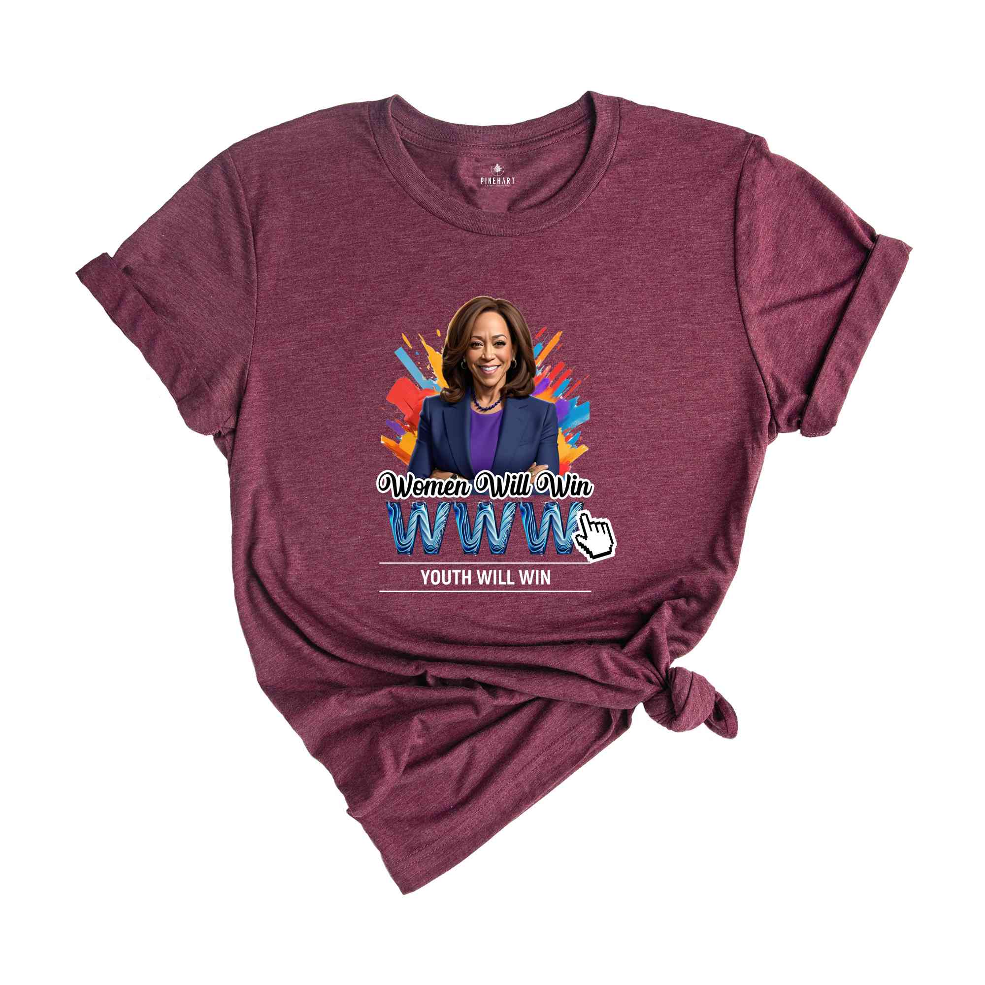 Women Will Win Shirt, Kamala Harris Shirt, 2024 Election T-Shirt, Feminist Shirt, Veto Kamala Shirt, President Kamala Shirt