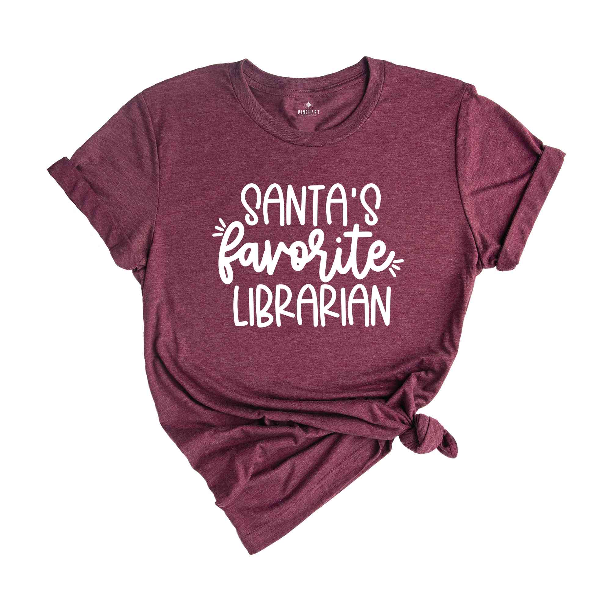 Santa's Favorite Librarian Shirt, Christmas Gift, Christmas Shirt, Librarian Shirt, Librarian Christmas, Gift For Librarian