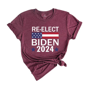 Re-elect biden 2024 shirt,2024 elections, Choose Biden, BIDEN 2024,Joe Biden for President,political shirt