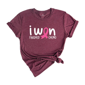 I Won Finished Chemo Shirt, Last Day Of Chemo, Funny Cancer Shirt, Cancer Survivor Gift, Cancer Patient Gift