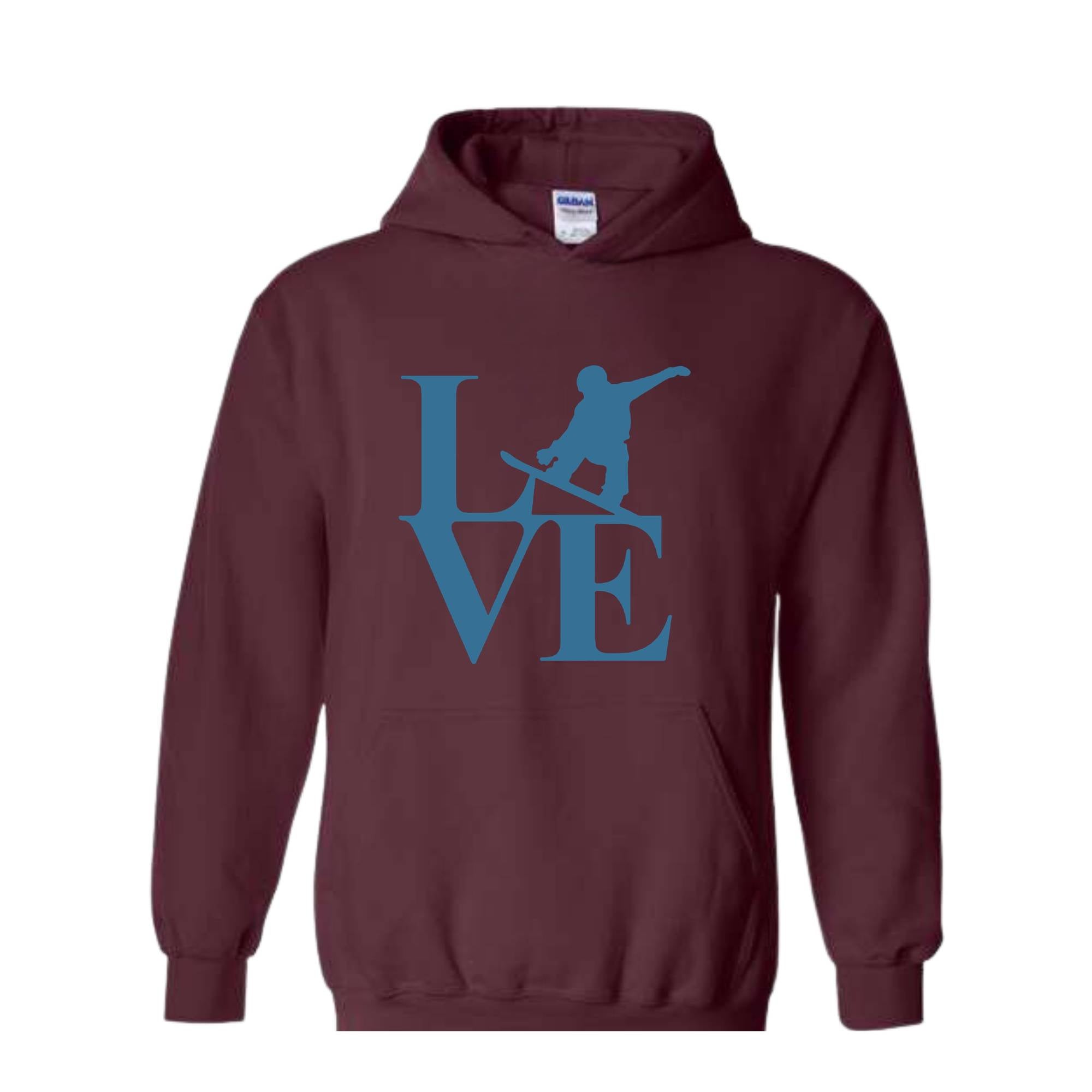 Live Snowboard Hoodie, Mountain Snowboarding Hoodie, Winter Sports Hoodie, Snowboarding Gift