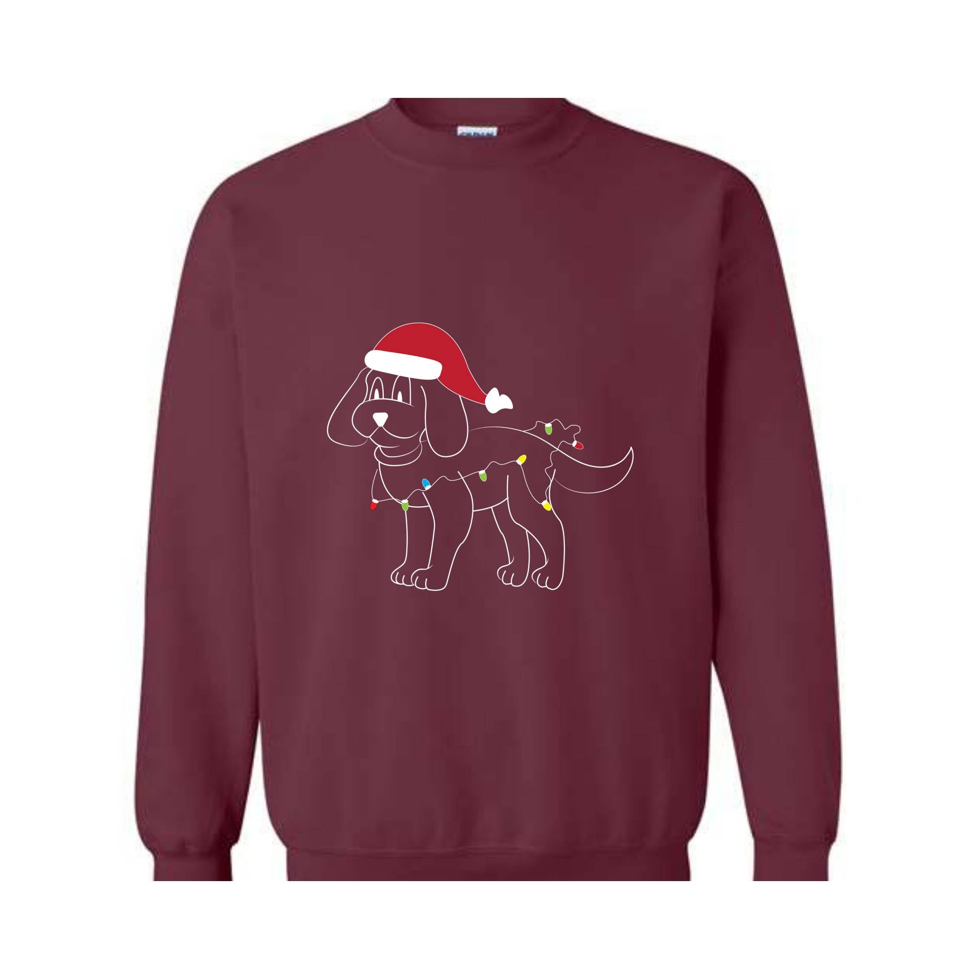 Christmas Dachshund Sweatshirt, Santa Dachshund Sweatshirt, Cute Dachshund Sweatshirt, Holiday Dachshund Sweatshirt , Dachshund Sweatshirt