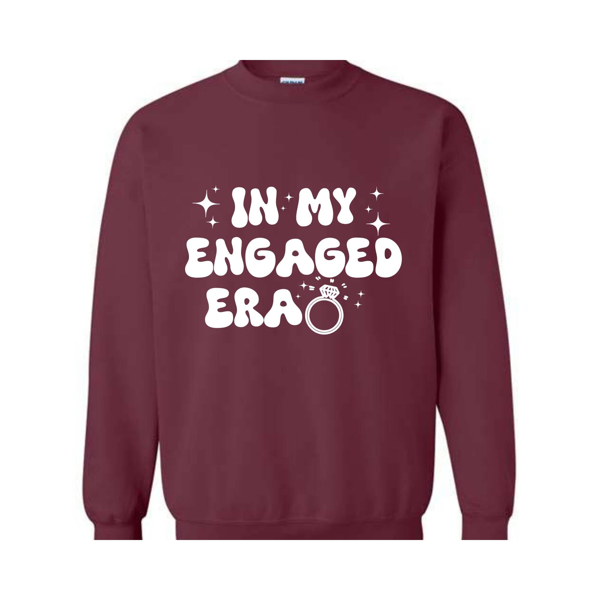 Future Mrs Sweatshirt, In My Engaged Era Sweatshirt, Custom Future Mrs Sweater, Custom Bridal Sweater