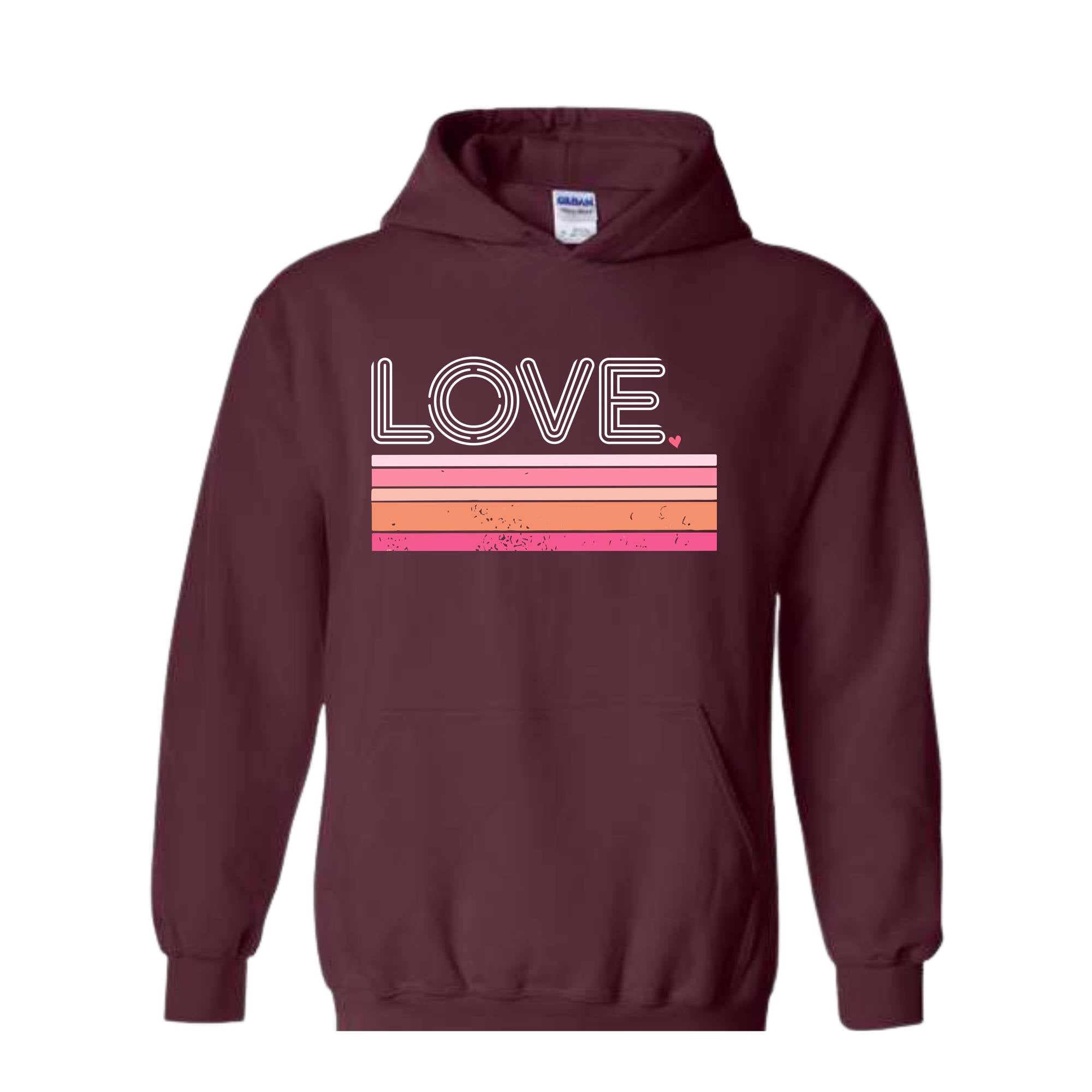 Love Sweatshirt, Valentines Day Hoodie, Lovers Hoodie, Heart Hoodie, Cute Valentine Hoodie, Valentines Day Gift, Valentines Hoodie