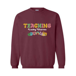 Teaching Lucky Charms Saint Patrick Sweatshirt, Teacher Appreciation Saint Patrick Hoodie, Irish St Patrick Charms Hoodie