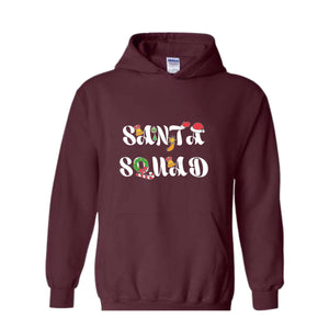 Santa Squad Sweatshirt, Xmas Sweatshirt, Festive Sweatshirt, Xmas Gift, Christmas Squad, Matching Sweatshirts, Holiday Outfit