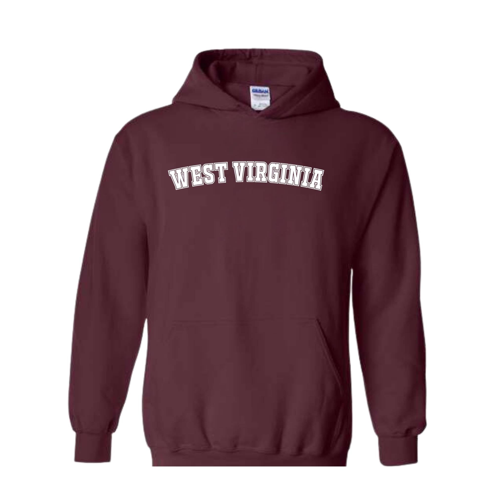 West Virginia Hoodie, WV Sweater, West Virginia Gift, West Virginia Hoodie, West Virginia Gifts, Virginia Hoodie, Wvu Hoodie