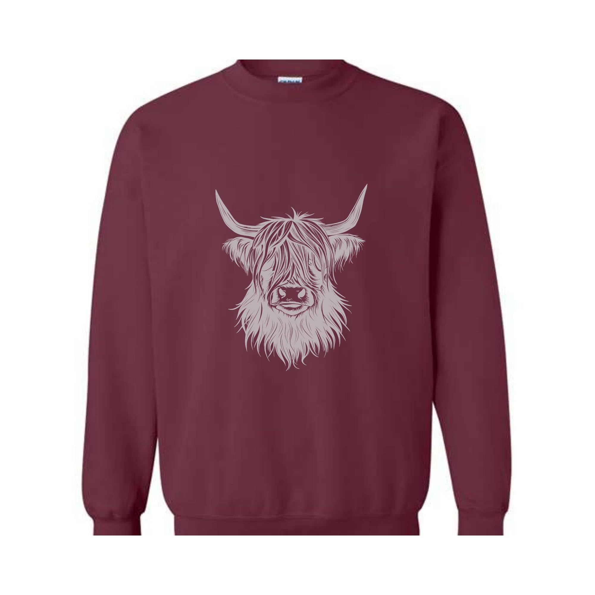 Western Highland Cow, Cow Sweatshirt, Highland Cow Shirt, Cow Shirts for Women, Cow Gifts, Highland Cow Sweatshirt, Cow Sweater