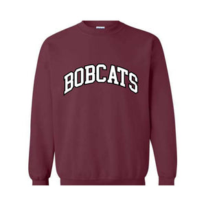 Team Mascot Sweatshirt, Bobcats Mascot Sweatshirt, Bobcats Team Spirit Sweatshirt, Bobcats Fan Sweatshirt, Bobcats School Sweatshirt