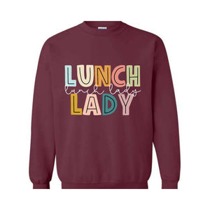 Lunch Lady Sweatshirt, Lunch Lady Gift, Cafeteria Worker , Lunch Lady Squad Sweat, School Cafeteria, Lunch Ladies Gift