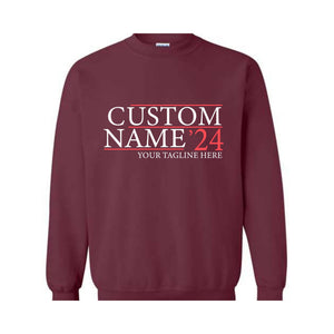 Custom Election Sweatshirt, Personalized Election Sweatshirt, School Election Sweatshirt, President Sweatshirt