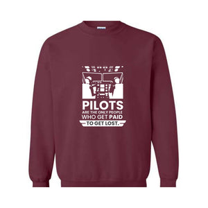 Funny Pilot Design For Men Women Airplane Airline Pilot Sweatshirt, Gift for Airplane Lover, Aviation , Funny Pilot Shirt