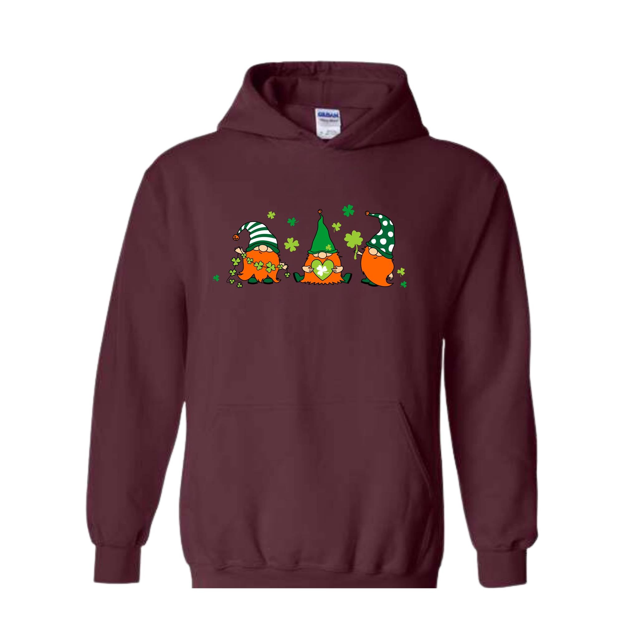 Shamrock St Patricks Day Sweatshirt, Lucky Clover Sweater, Irish Green Shirt, Festive Apparel, Lucky