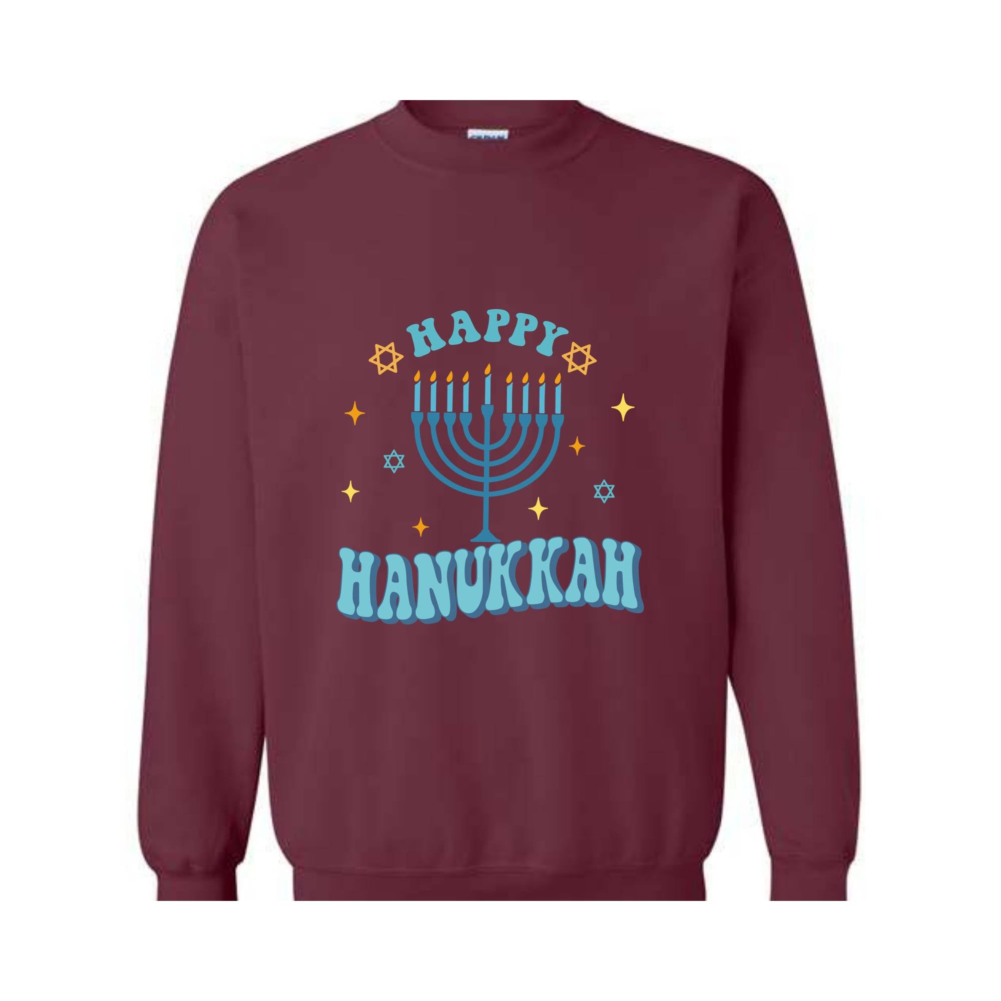 Happy Hanukkah Sweatshirt, Funny Christmas Sweatshirt, Holiday Sweater, Merry Chrismukkah Sweatshirt, Hanukkah Gift