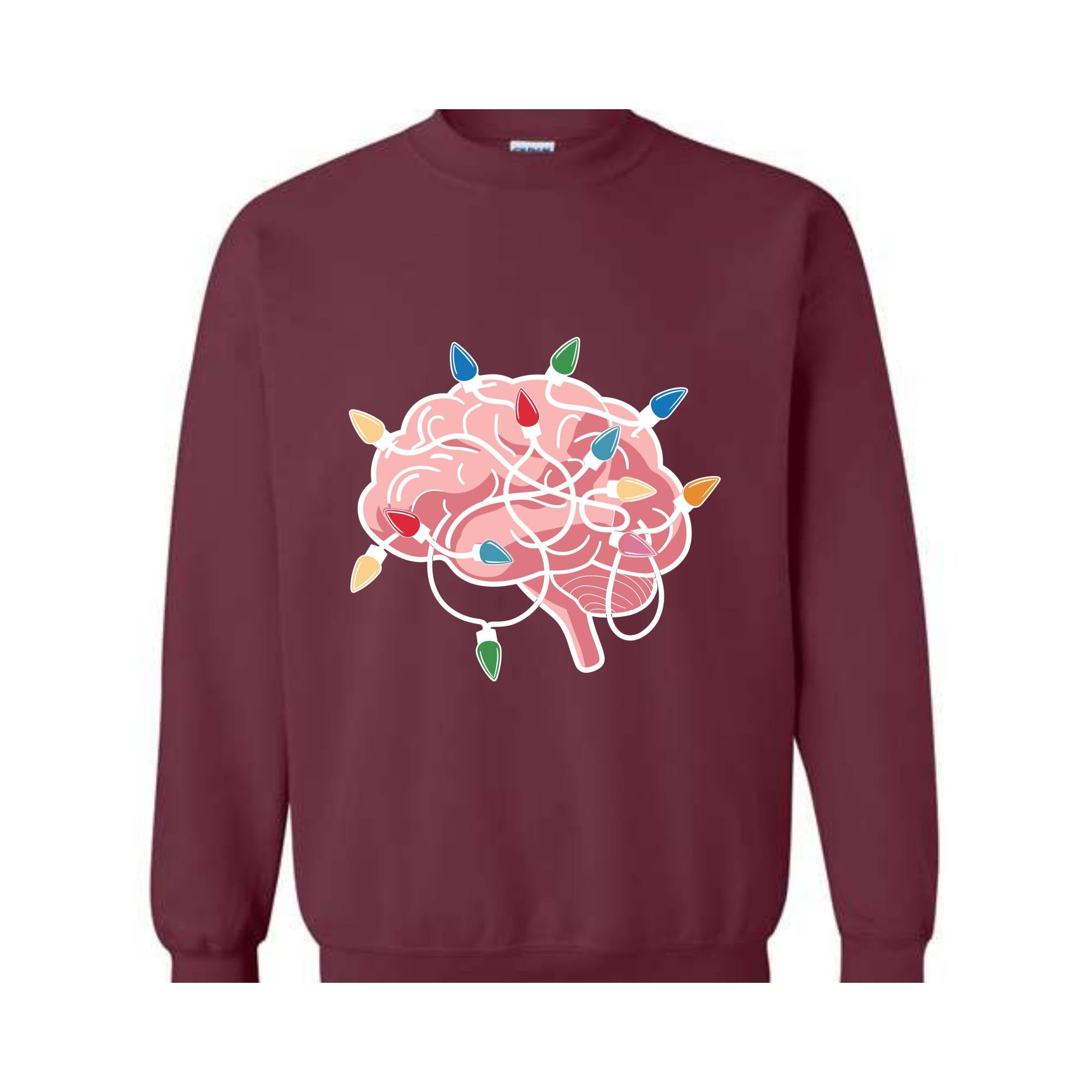 Brain Neuro Christmas Sweatshirt