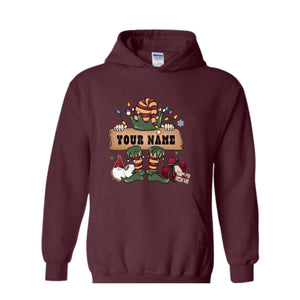 Personalized Christmas Hoodie, Personalized Christmas Hoodie, Custom Christmas Hoodie, Custom Hoodie