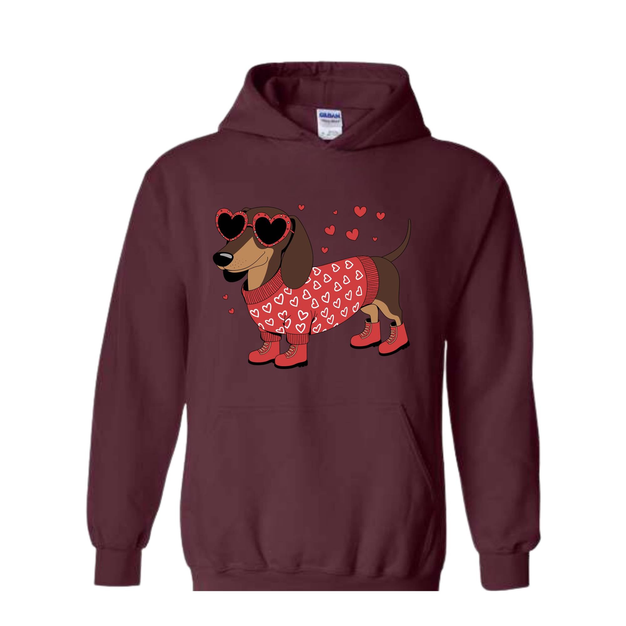 Dog Valentine Sweatshirt, Valentine Dog Hoodie, Dog Sweatshirt, Pet Lover Gift, Valentines Day Hoodie, Gift for Dog Mom