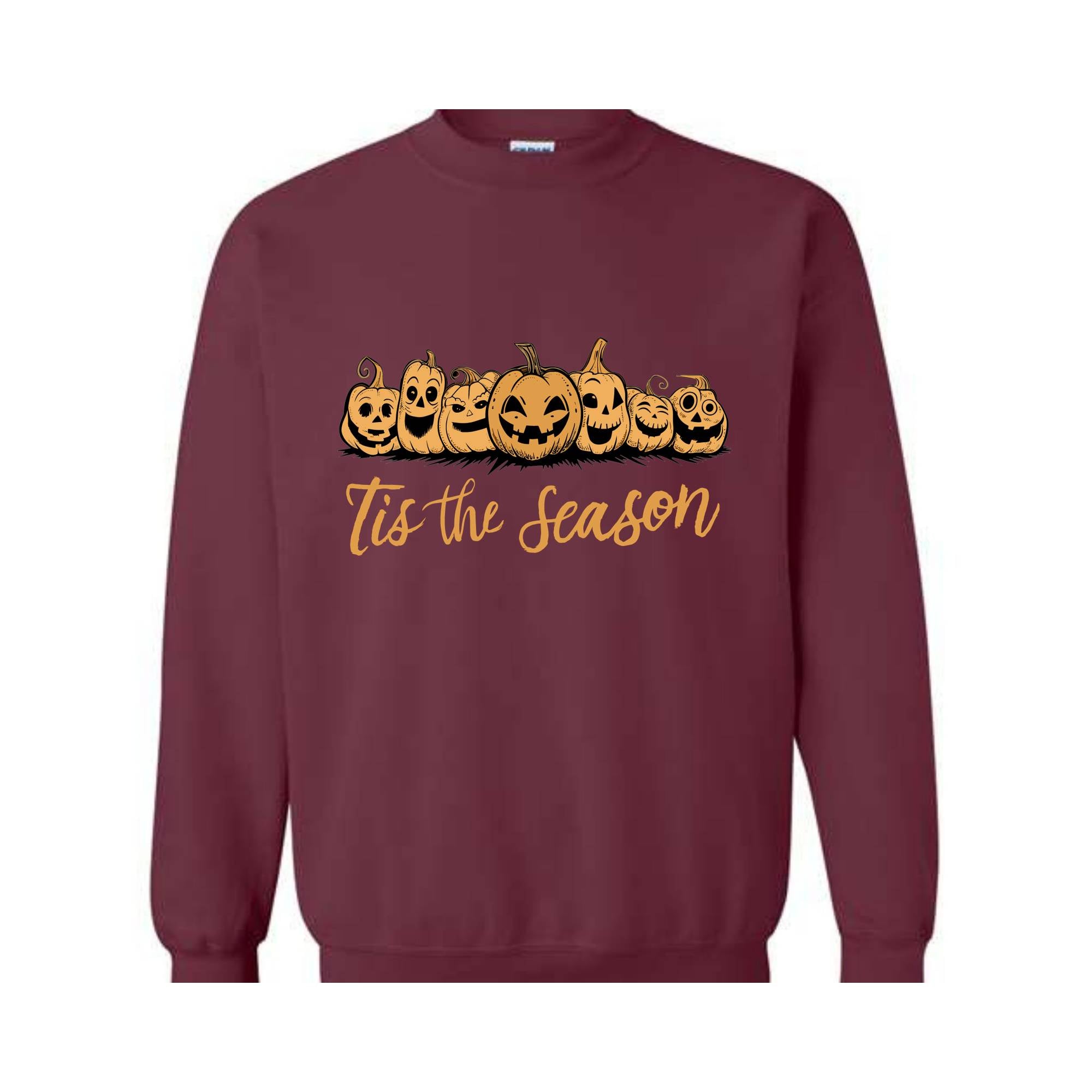 Tis The Season Halloween Sweatshirt,Halloween Sweatshirt,Spooky Season,Coffee Shirt, Halloween Gift, Halloween Fall