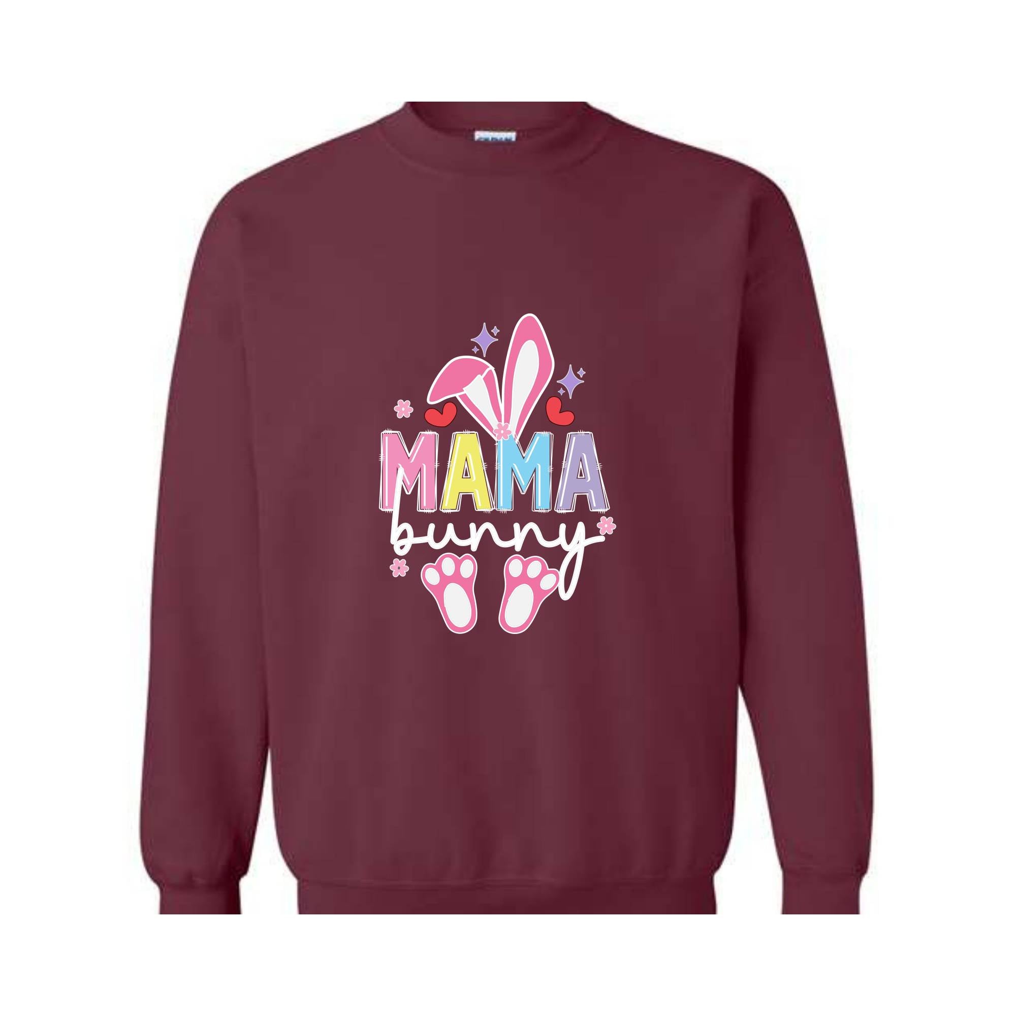 Mama Bunny Sweatshirt, Easter Sweatshirt, Easter Mom Sweatshirt, Mom Easter Day Gift, Bunny Sweatshirt, Happy Easter Day, Rabbit Sweatshirt